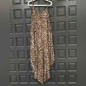 Sam and Jess XL flowy bohemian animal print jumpsuit